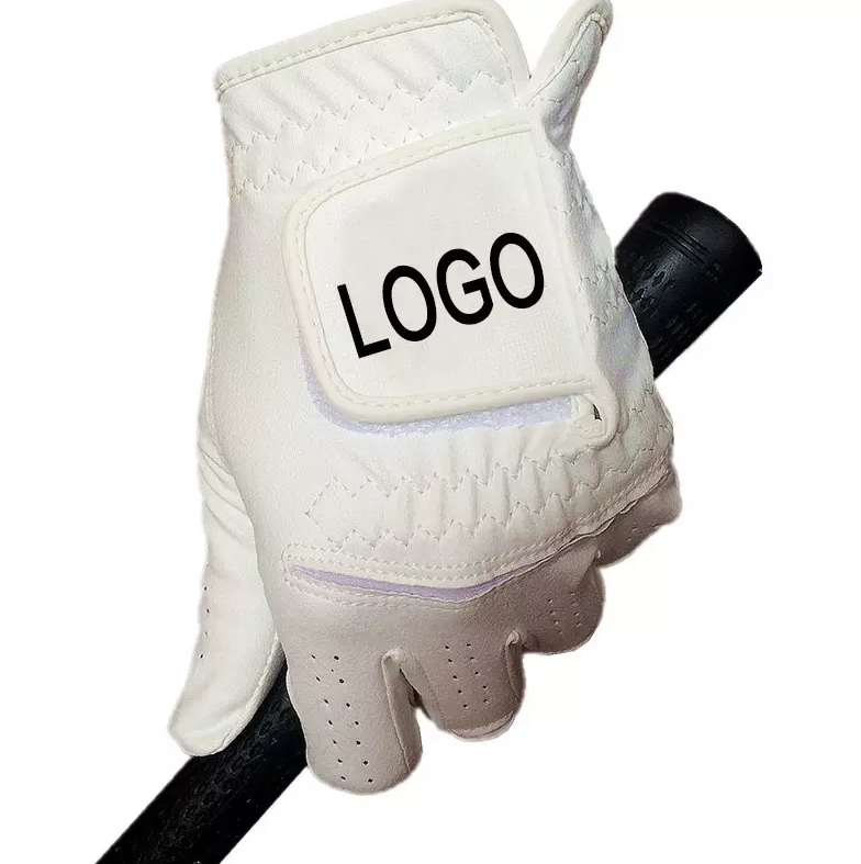 Cabretta Leather Golf Gloves for Men – Left & Right Hand, Soft, Breathable, Non-Slip & Quick-Dry Sports Accessory - Image 2