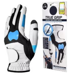 Men's right-hand cabretta leather golf gloves with breathable design and comfortable grip in multiple colours - wholesale sports gloves