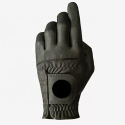 Custom printed logo golf gloves for men with non-slip cabretta sheepskin leather and premium grip technology