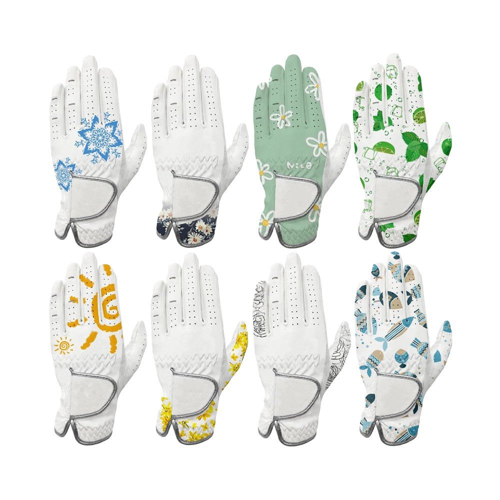 Custom Design Cabretta Leather Men’s Left Hand Golf Gloves – Personalized Printed Golf Gloves - Image 4