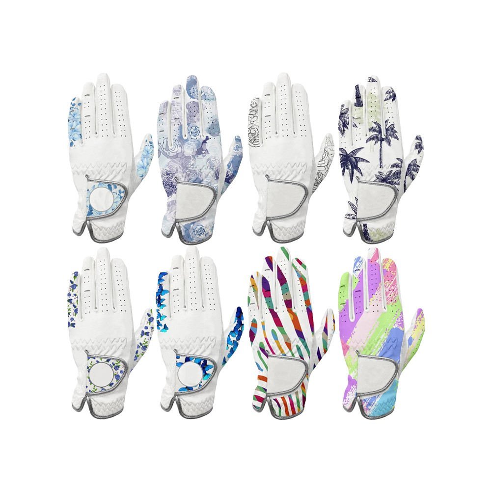 Custom Design Cabretta Leather Men’s Left Hand Golf Gloves – Personalized Printed Golf Gloves - Image 3