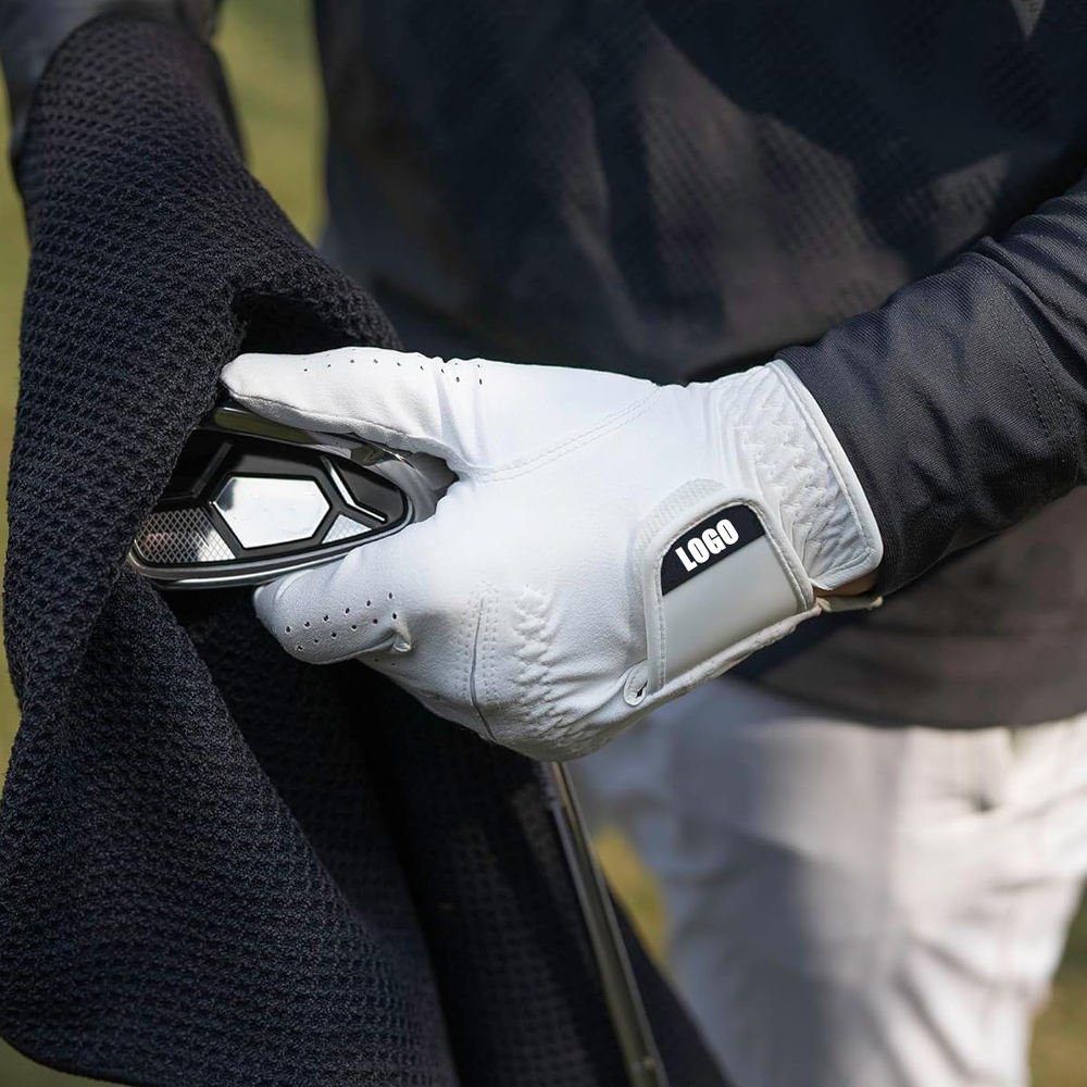 Custom Embroidered Cabretta Leather Golf Gloves for Men & Women – Lightweight Easy Grip Design - Image 4