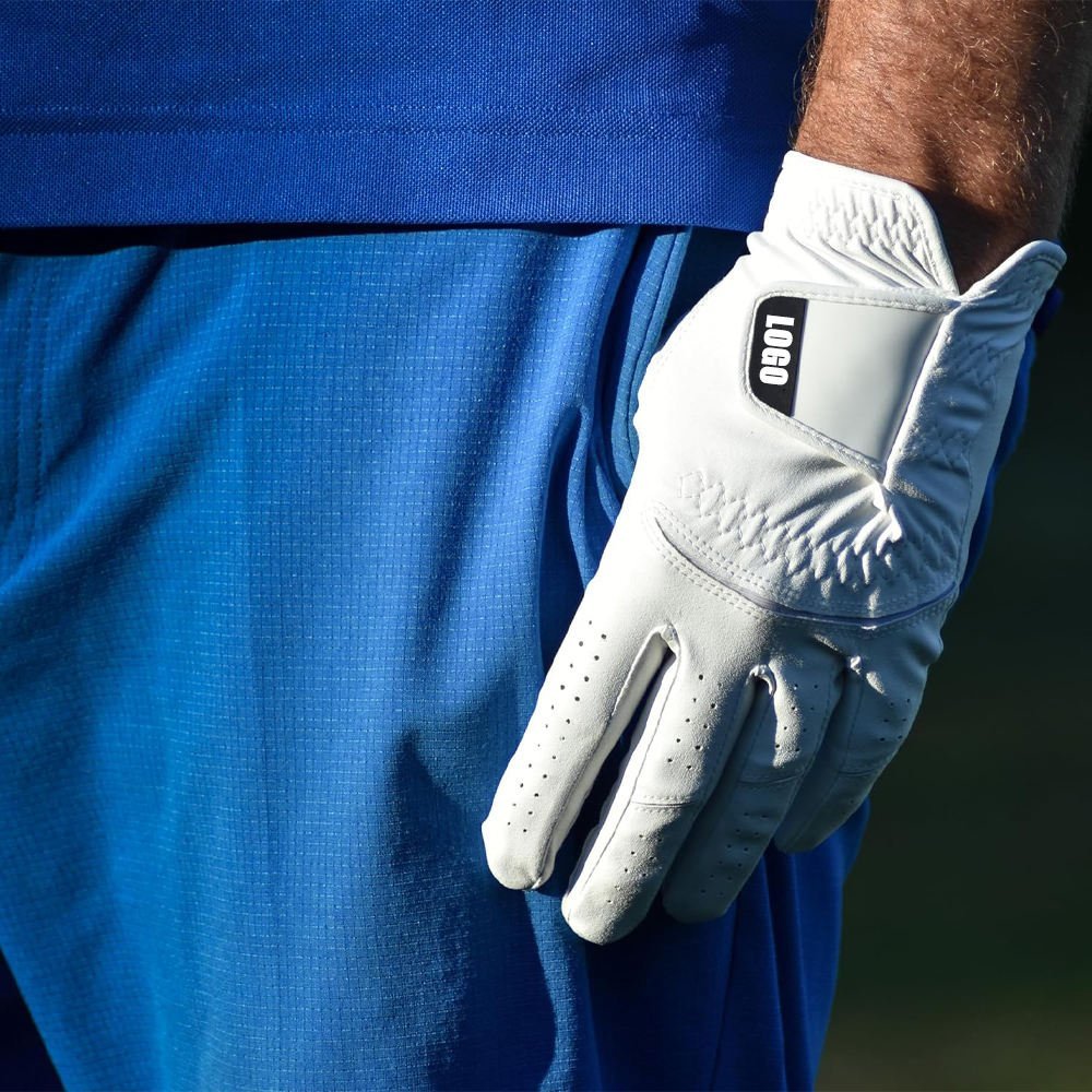 Custom Embroidered Cabretta Leather Golf Gloves for Men & Women – Lightweight Easy Grip Design - Image 6