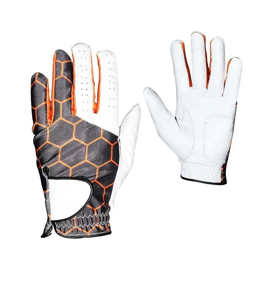 Custom Designed Sheepskin Men’s Golf Gloves with Adjustable Wrist Strap – Advanced Grip Breathable Wholesale Gloves - Image 6