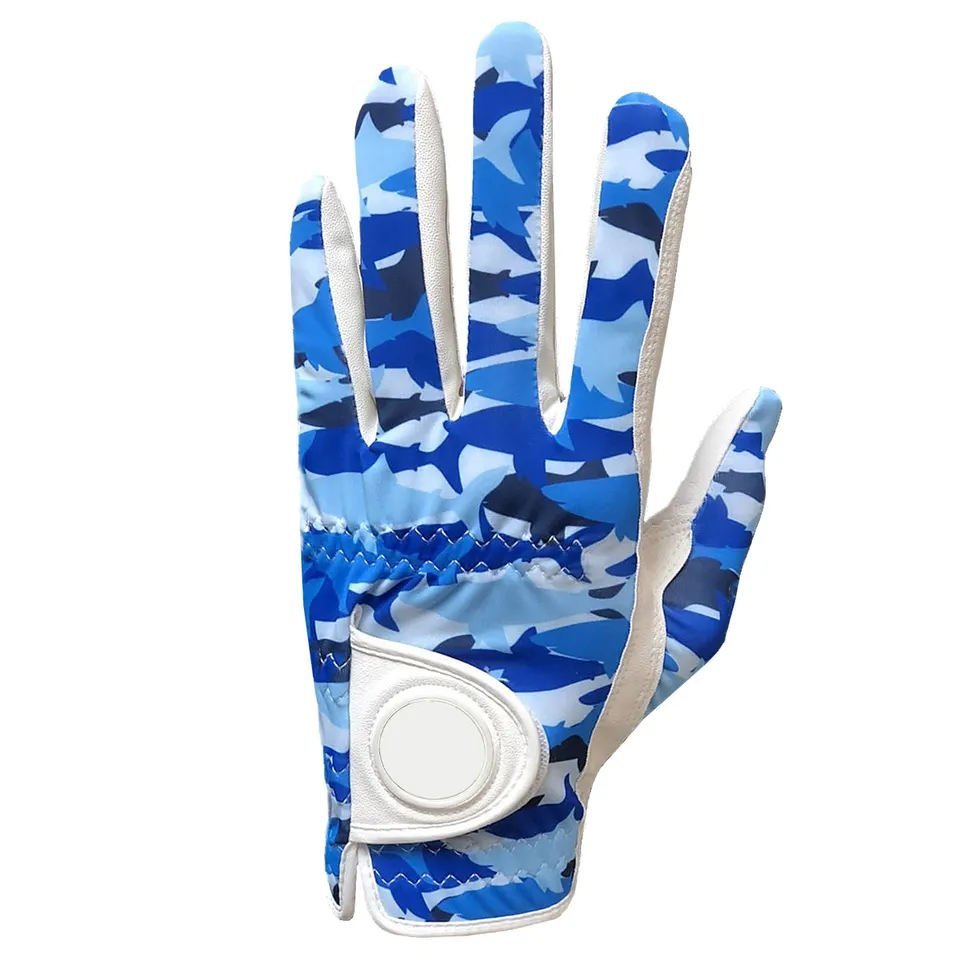 Factory Price Custom Cabretta Leather Golf Gloves – Men Left Hand Rain Grip All Weather Durable Sports Gloves - Image 2