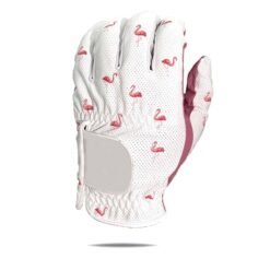 Premium custom logo golf gloves with venting hole design, crafted from high-quality sheep leather for superior grip and comfort