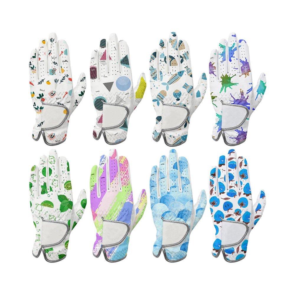 Custom Logo Printed Cabretta Leather Golf Gloves – High Quality Premium Wholesale Gloves - Image 4