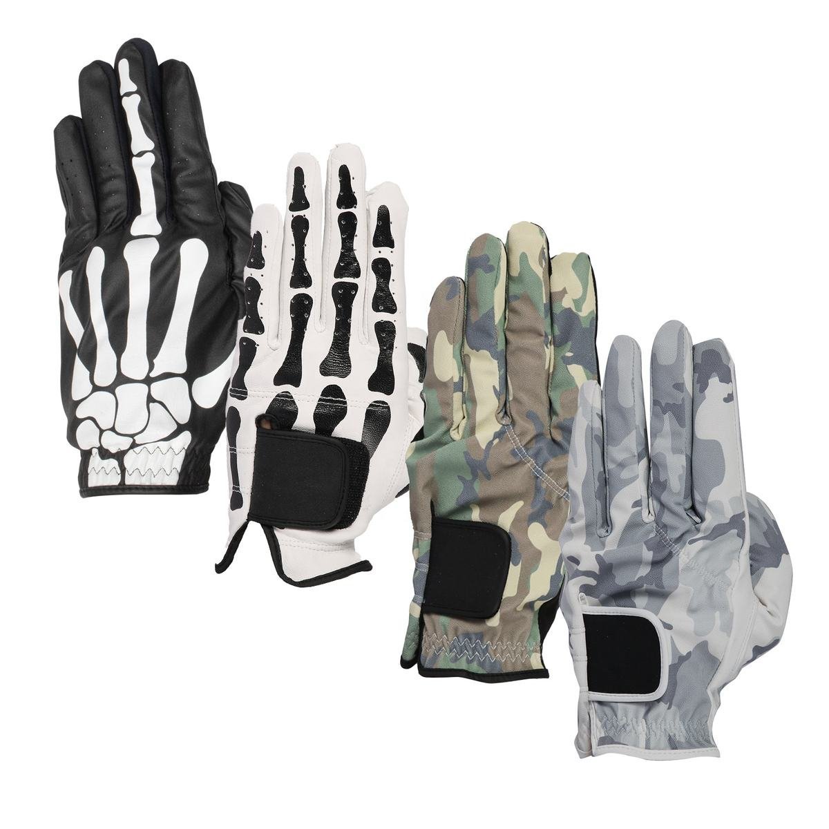 Custom Logo Private Label Cabretta Leather Breathable Golf Rain Gloves for Men with Individual Packaging - Image 4