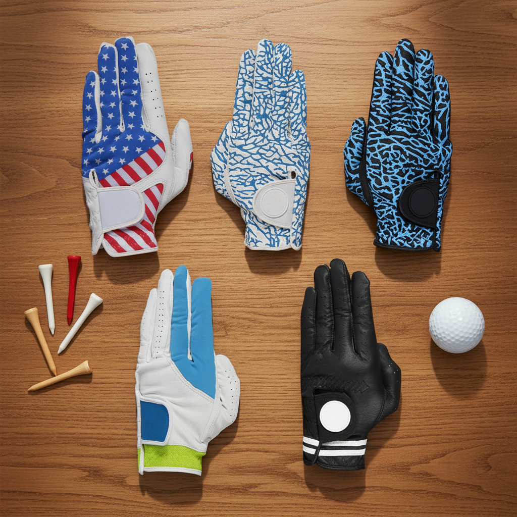 Custom logo Yopral golf gloves model YP-1011-16 with anti-slip grip and breathable design for sports protection