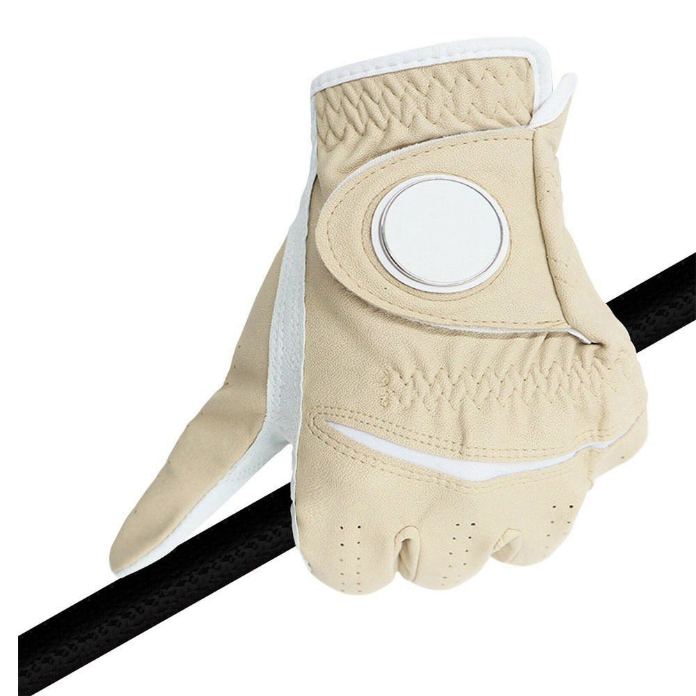 Custom Made Cabretta Leather Golf Gloves for Men – Left & Right Hand, Quick Dry, Velcro Closure Sports Gloves - Image 7