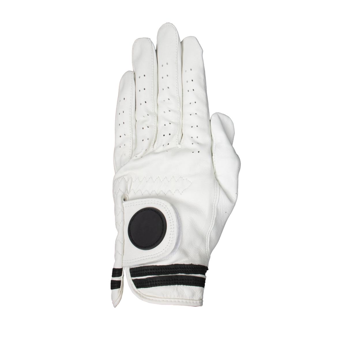 Custom Rubber Logo Golf Gloves – White Soft Cabretta Leather with Lycra – Men & Women Indonesia AAA Quality - Image 6