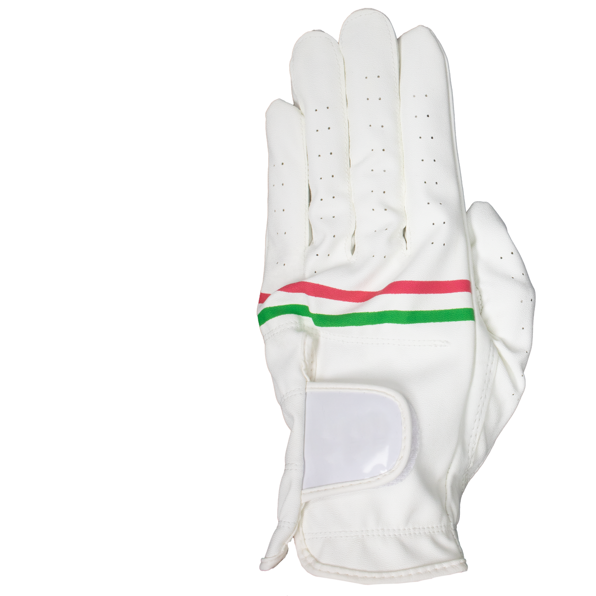Custom Rubber Logo Golf Gloves – White Soft Cabretta Leather with Lycra – Men & Women Indonesia AAA Quality - Image 3
