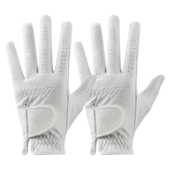 Premium custom sheepskin golf gloves with personalised logo featuring soft breathable material for men and women golf club players