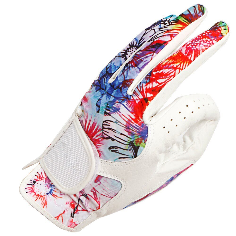 Winter Custom Cabretta Leather Golf Gloves – Soft White Full Color Grip Gloves, Quick Dry & Breathable Sports Wear - Image 4