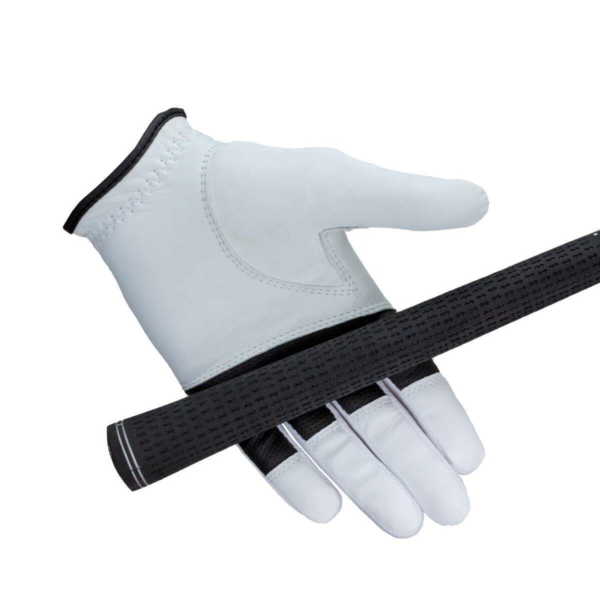 Customized Logo Cabretta Leather Golf Gloves Durable Flexible Breathable Custom Fit Golf Practice Gloves - Image 3