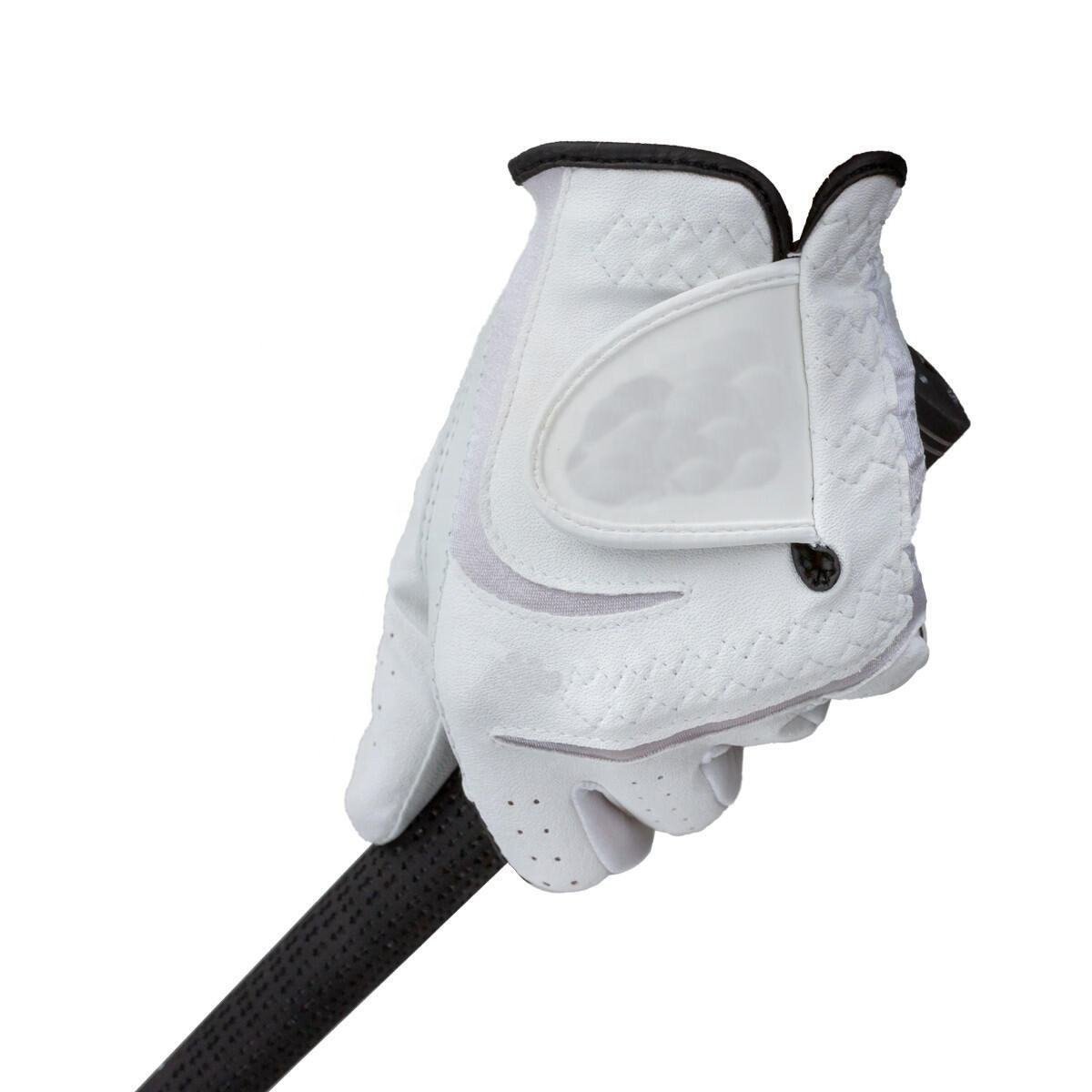 Customized Logo Cabretta Leather Golf Gloves Durable Flexible Breathable Custom Fit Golf Practice Gloves - Image 4
