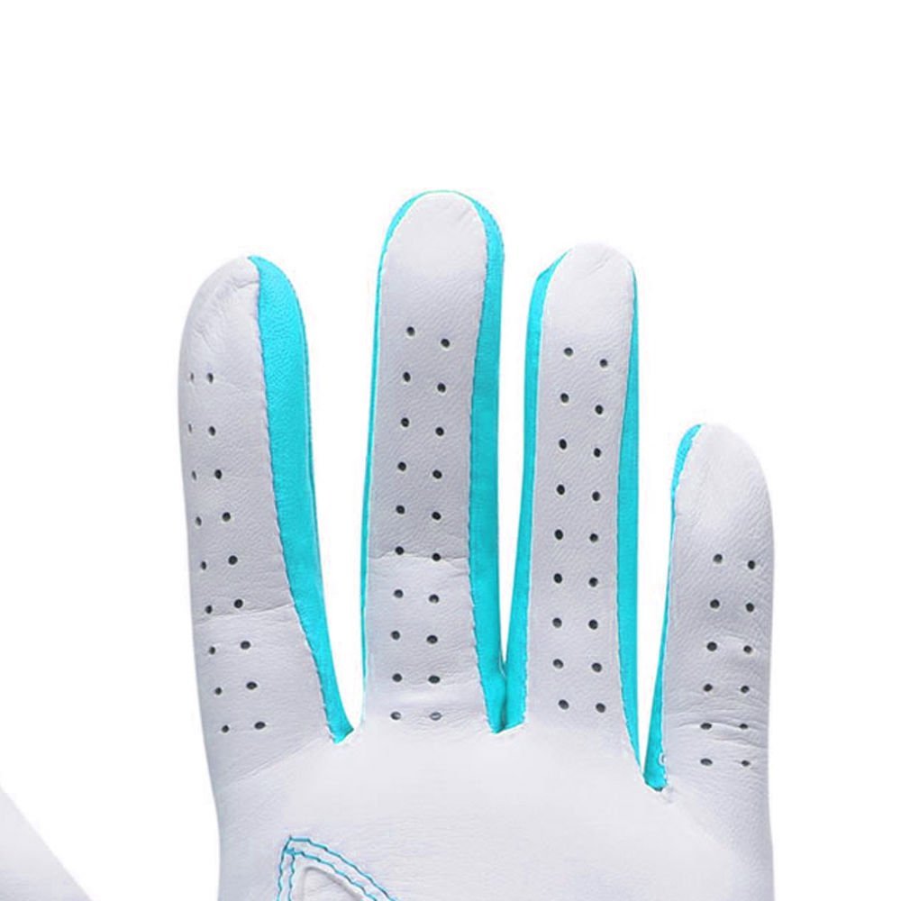 Durable Custom Logo Design Cabretta Leather Sports Golf Gloves Breathable Non Slip Hot Selling Embroidery Logo OEM Service Gloves - Image 6
