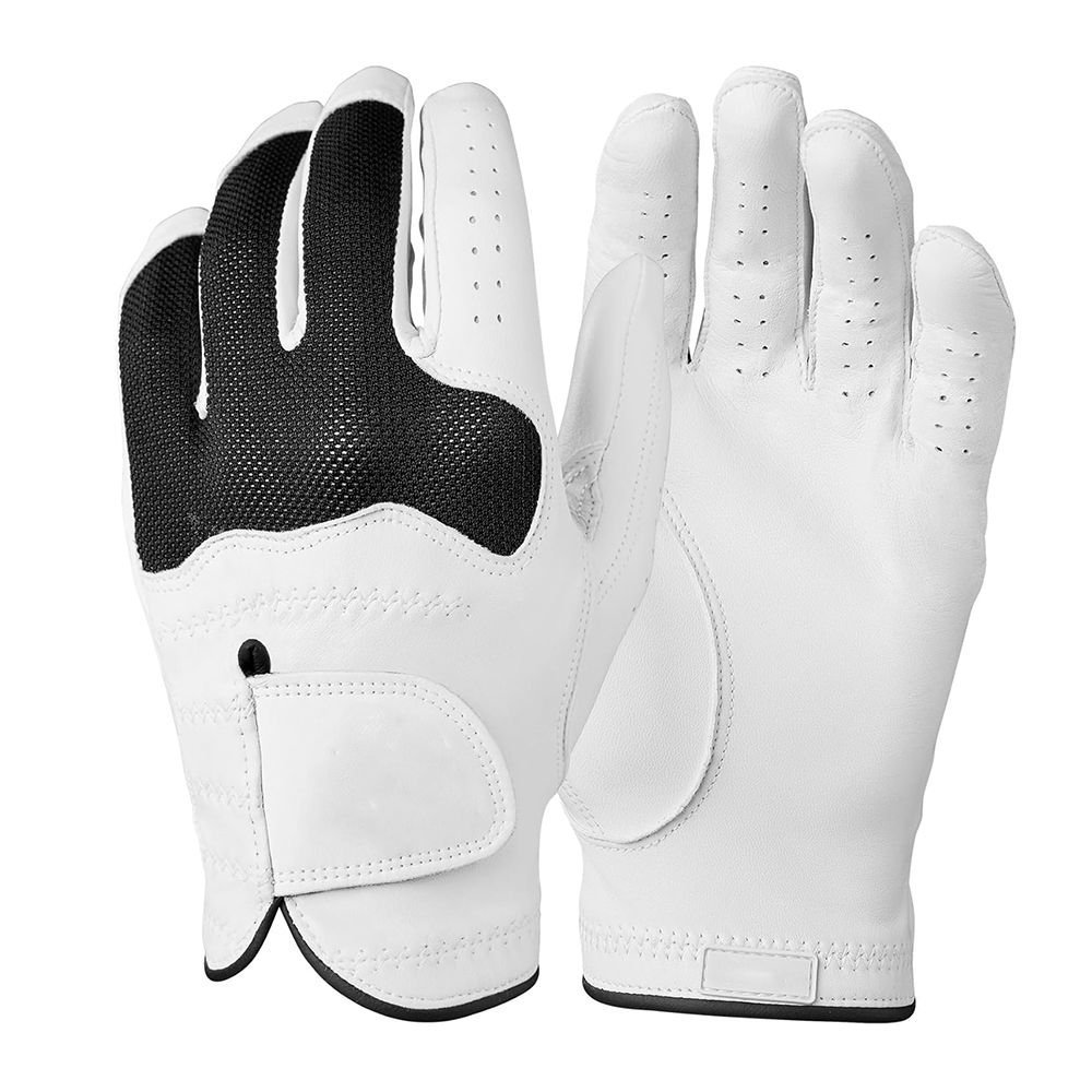 Durable Genuine Cabretta Leather Men’s Full Finger Golf Gloves Anti Slip Breathable Quick Dry High Quality Affordable Sports Gloves - Image 2