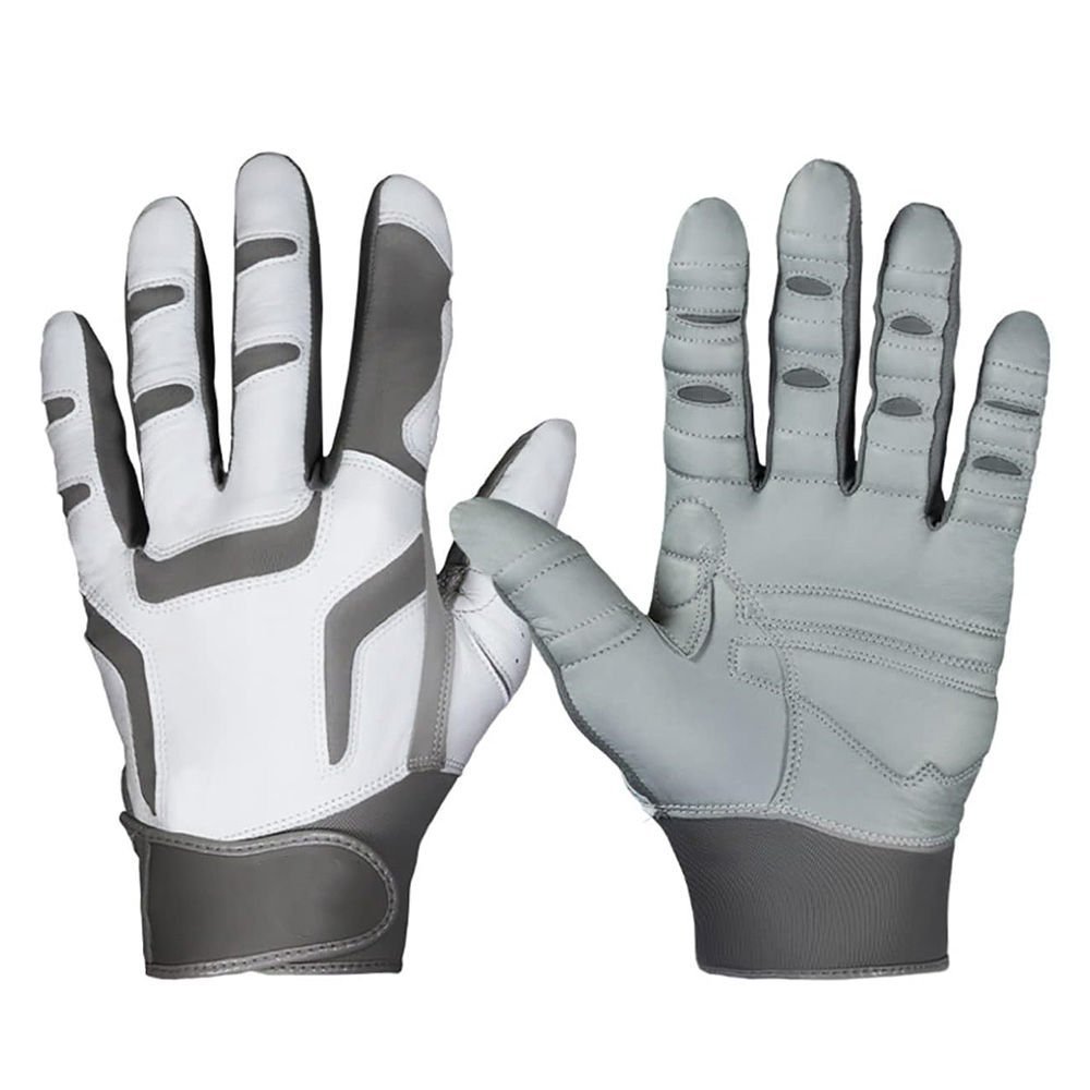 Premium genuine Cabretta leather men's full finger golf gloves featuring anti-slip grip, breathable design, and quick-dry technology for professional golf performance