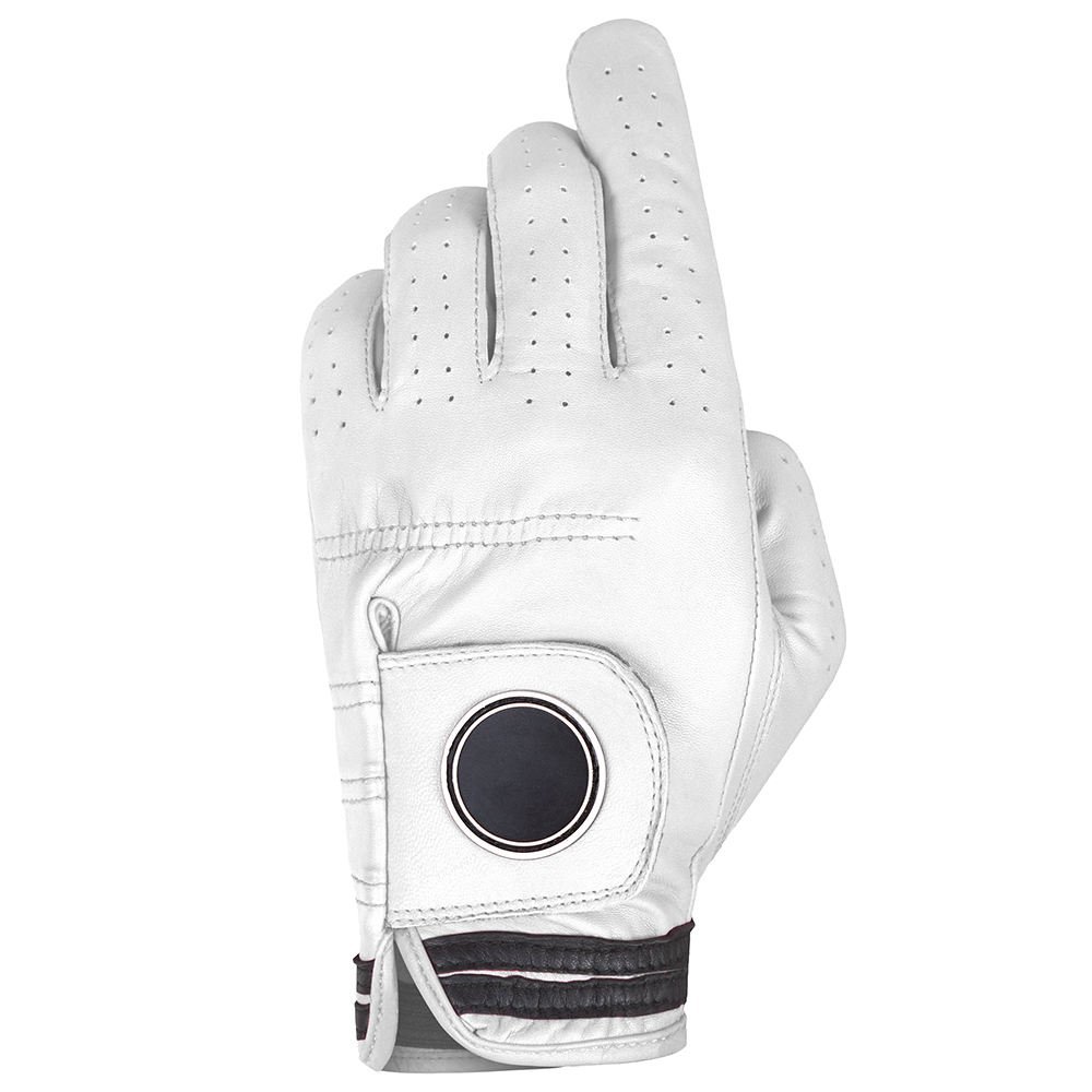 Durable Wholesale Custom Logo Cabretta Leather Golf Gloves – Breathable Non-Slip Quick Dry Men Sports Hand Grip - Image 4