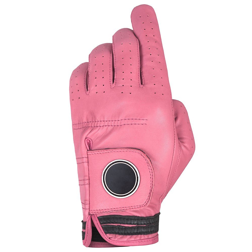 Men's durable cabretta leather golf gloves with custom logo embroidery, featuring breathable non-slip palm and quick-dry technology for wholesale orders