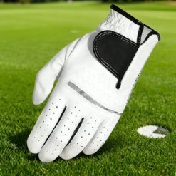 Elite custom-fit goatskin leather golf gloves featuring lightweight breathable design for superior control and professional feel