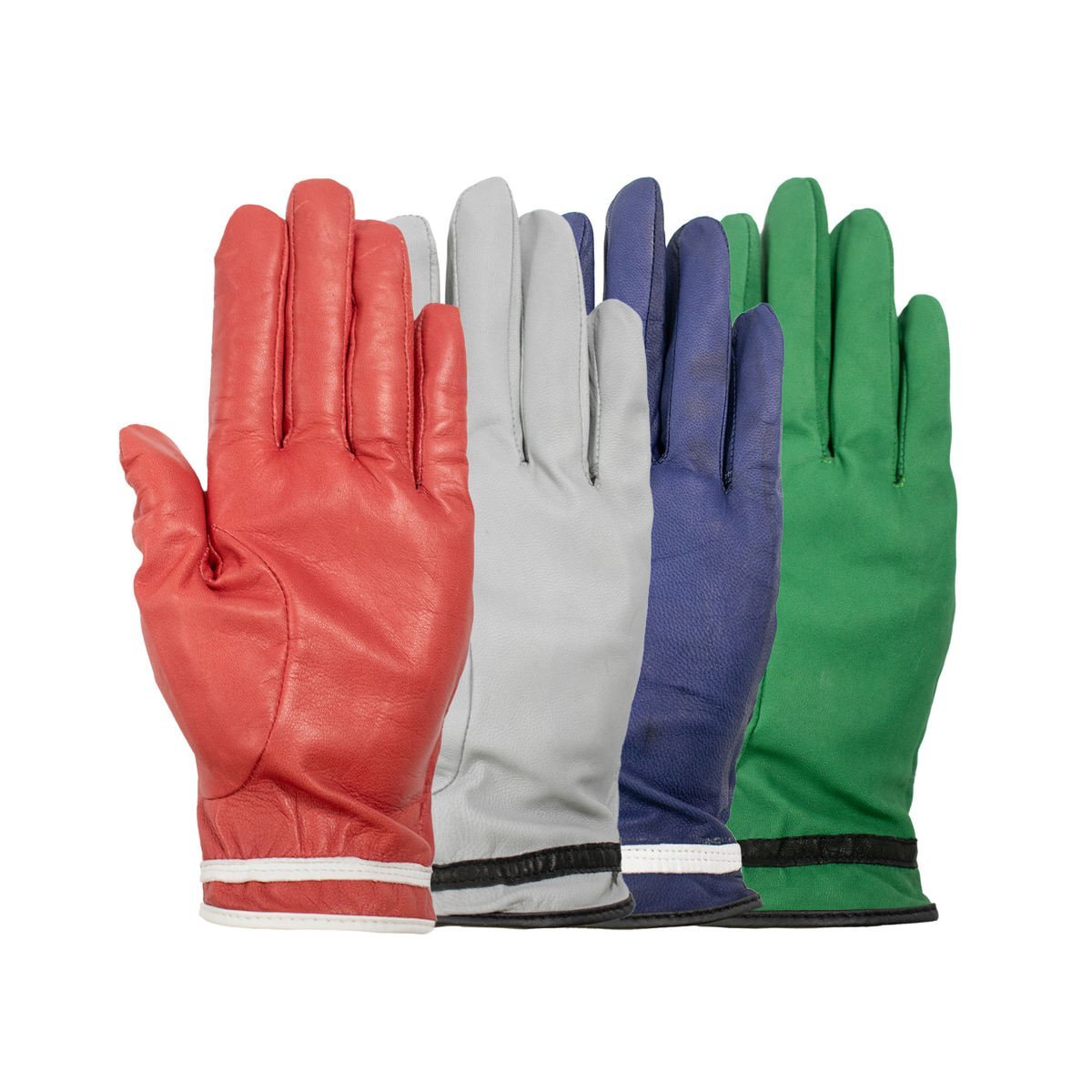 Lightweight cabretta leather mesh left-hand golf glove with integrated wrist support for hot weather golf