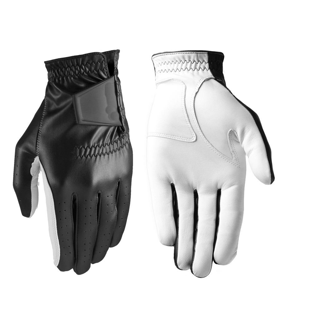Factory Custom Durable Cabretta Leather Sheepskin Waterproof Breathable Women’s Golf Gloves – Left Hand Elastic Fit for Sports Use - Image 2