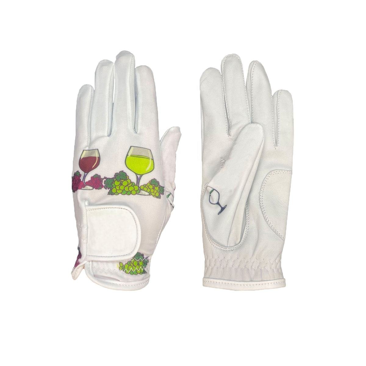 Factory Custom Professional Cabretta Leather Golf Gloves with Enhanced Grip Breathable Flexible Design - Image 2