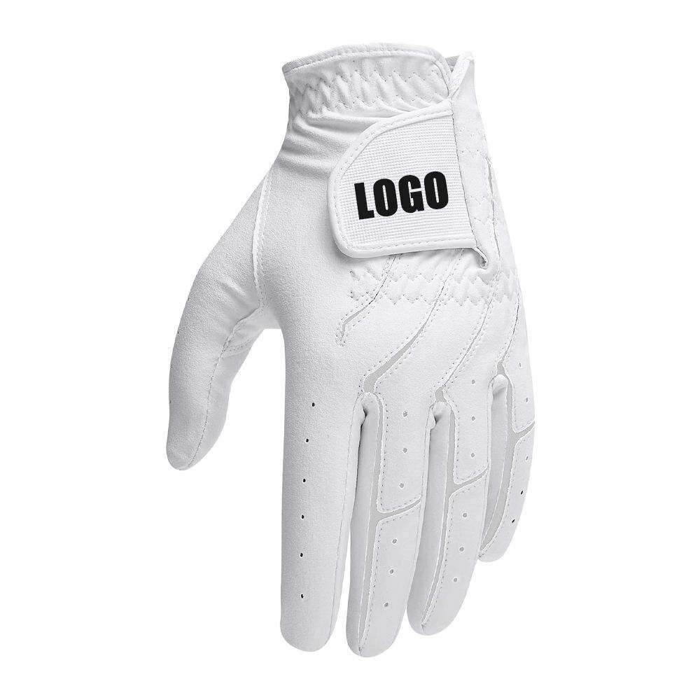 Factory Price Left Hand Golf Gloves – Custom Logo High Quality Cabretta Leather Gloves - Image 2