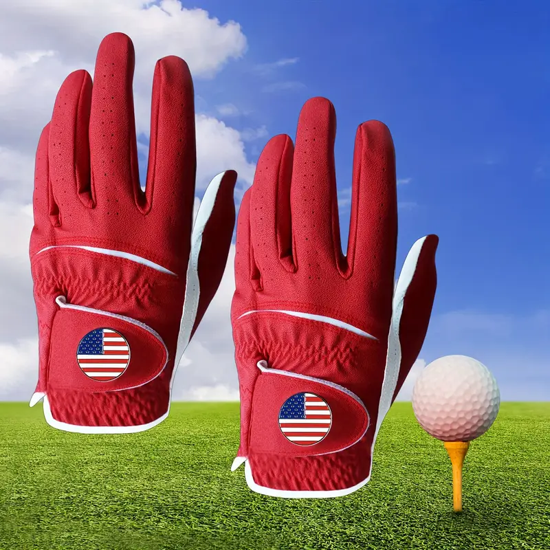 Custom Logo Printed Cabretta Leather Golf Gloves – High Quality Premium Wholesale Gloves - Image 5