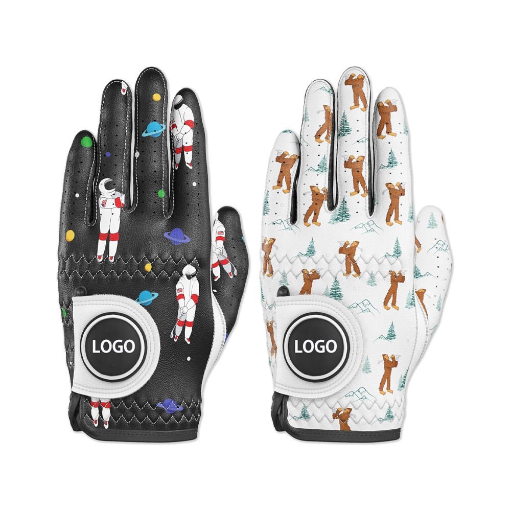 Fast Delivery Ladies Golf Gloves with Ball Marker – Cabretta Leather Left Hand Sports Golf Gloves - Image 5
