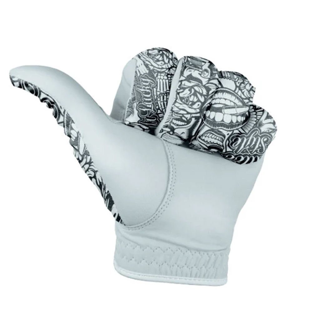 Genuine Cabretta Leather Golf Gloves – Custom Logo Print, Adjustable Wrist Strap, Available for Left and Right Hand - Image 3