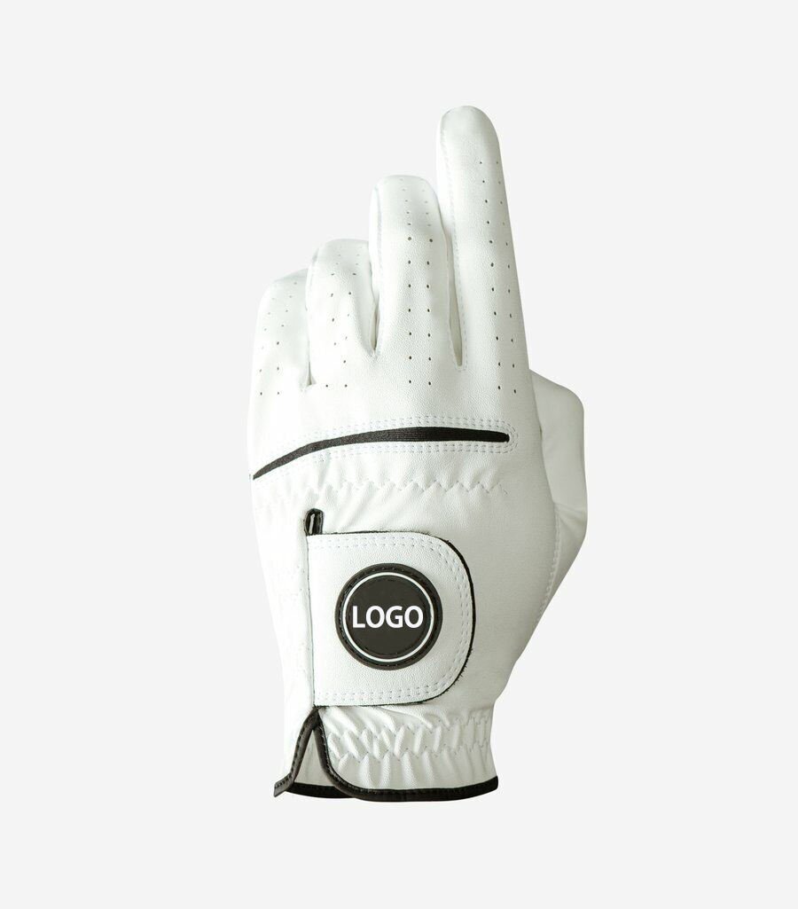 Golf Gloves Manufacturer – Color Cabretta Leather Custom Logo Golf Gloves - Image 2
