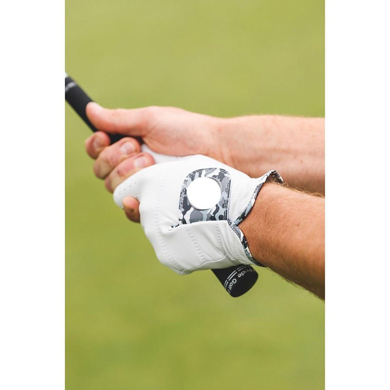 Professional Men’s Golf Gloves with Ball Marker – Soft Leather WeatherSof Grip Custom Logo Sports Gloves (Model 2) - Image 3