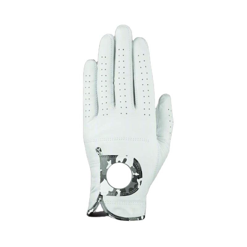 Professional men's golf gloves in soft leather with weather-resistant grip and custom logo embroidery for golf courses and sports teams