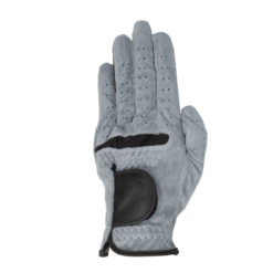 High-quality custom cabretta leather waterproof breathable women's golf gloves with elastic fit in premium white leather