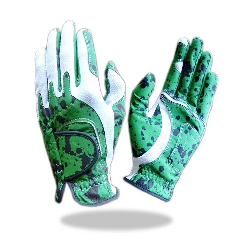 Cabretta Leather Golf Gloves for Men – Winter Warm, Breathable Full Finger Anti-Slip Adjustable Sports Gloves OEM Quality - Image 3