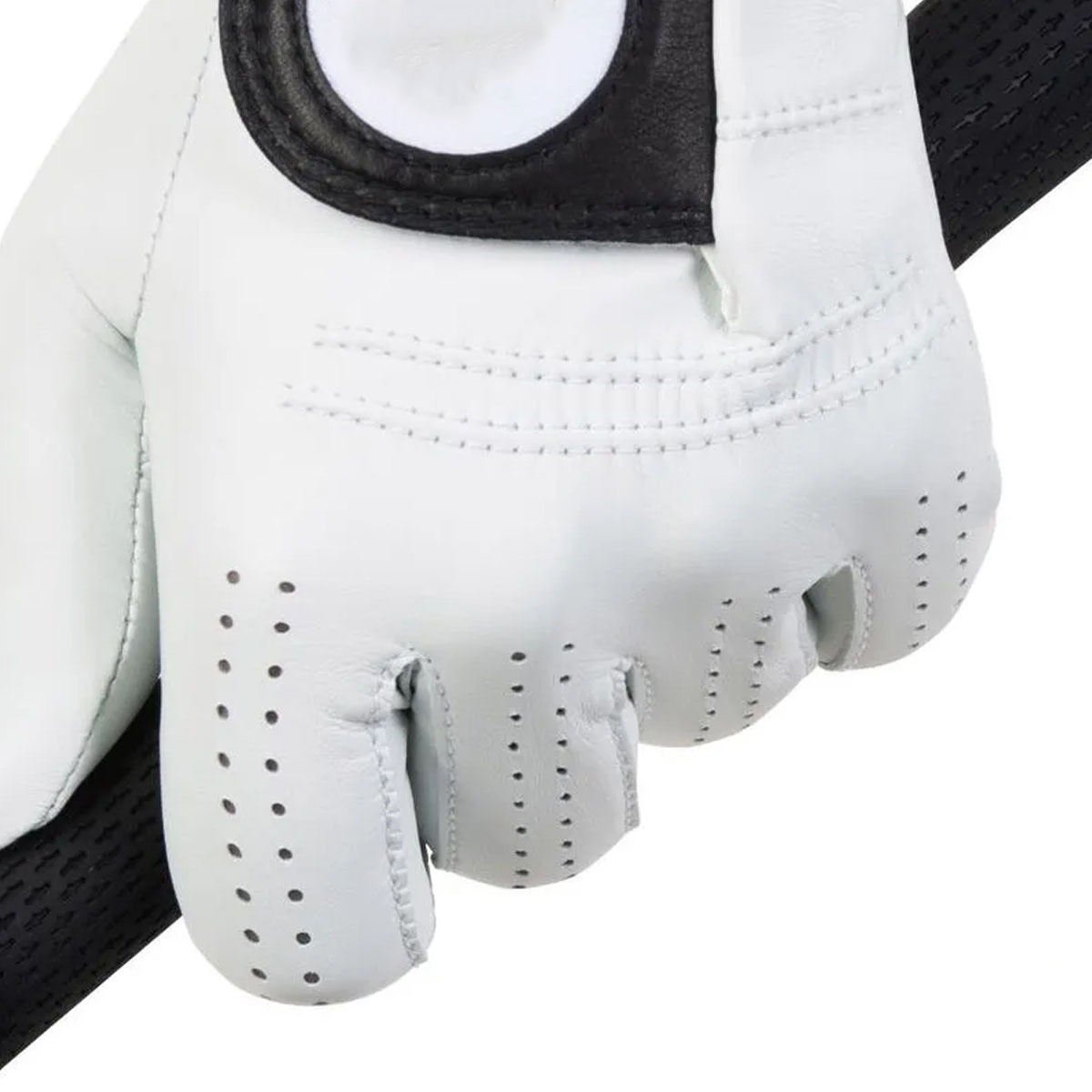 High Quality Custom Logo Leather Golf Grip Gloves – Pure Color Premium Performance Design - Image 3
