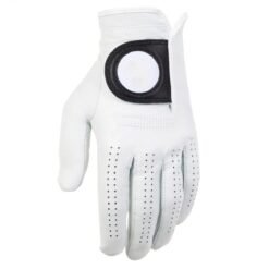 High-quality custom logo leather golf grip gloves in pure colour with premium performance design for professional golfers and teams