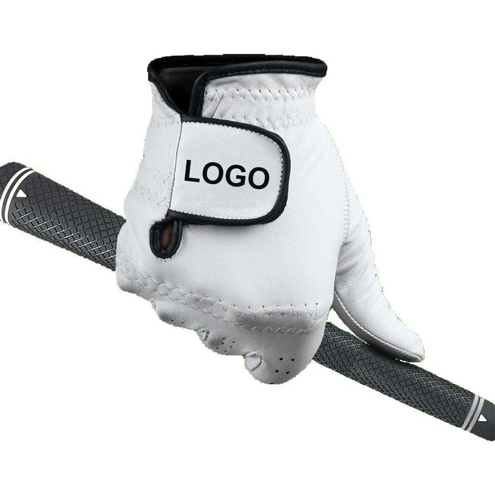 High Quality Left Hand Cabretta Leather Golf Glove with Custom Logo – Breathable Design - Image 3