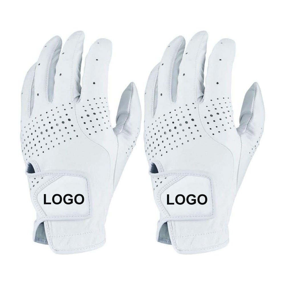 High Quality Left Hand Cabretta Leather Golf Glove with Custom Logo – Breathable Design - Image 2