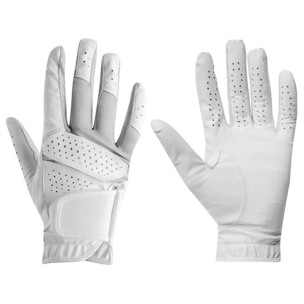Premium White Cabretta Leather Palm Golf Gloves for Men – Custom Logo Packaging Soft Sports Gloves OEM Size - Image 3