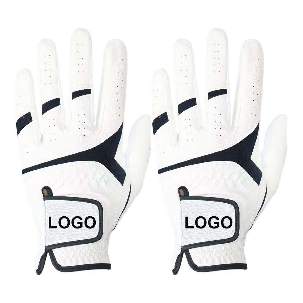Hot Selling Anti-Slip Cabretta Leather Golf Gloves – Custom Logo for Men & Women PU Leather Grip Gloves - Image 4