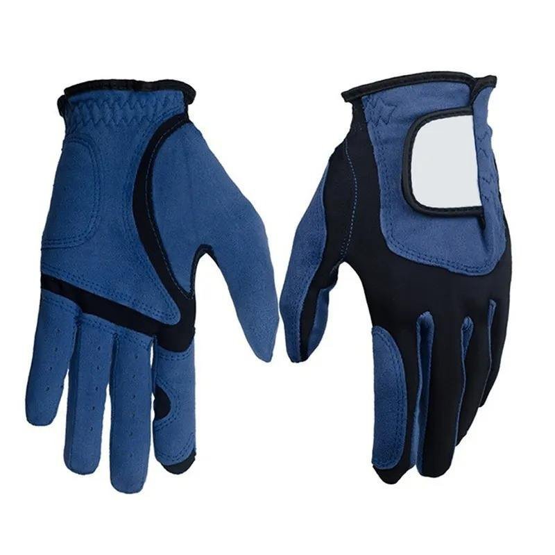 Premium sheepskin leather golf gloves for men featuring waterproof protection and custom logo embroidery options
