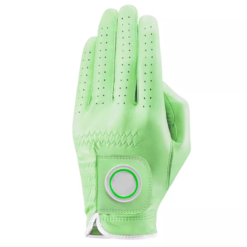 Professional wholesale custom logo golf gloves made from soft Cabretta leather and breathable sheepskin material for men, women, and kids