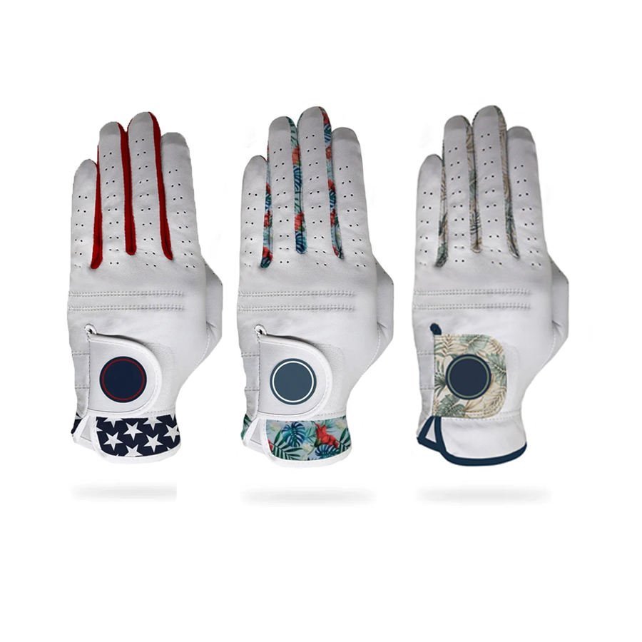 Premium Manufacturer Cabretta Leather Golf Gloves for Men – Anti-Slip Grip Performance Gloves