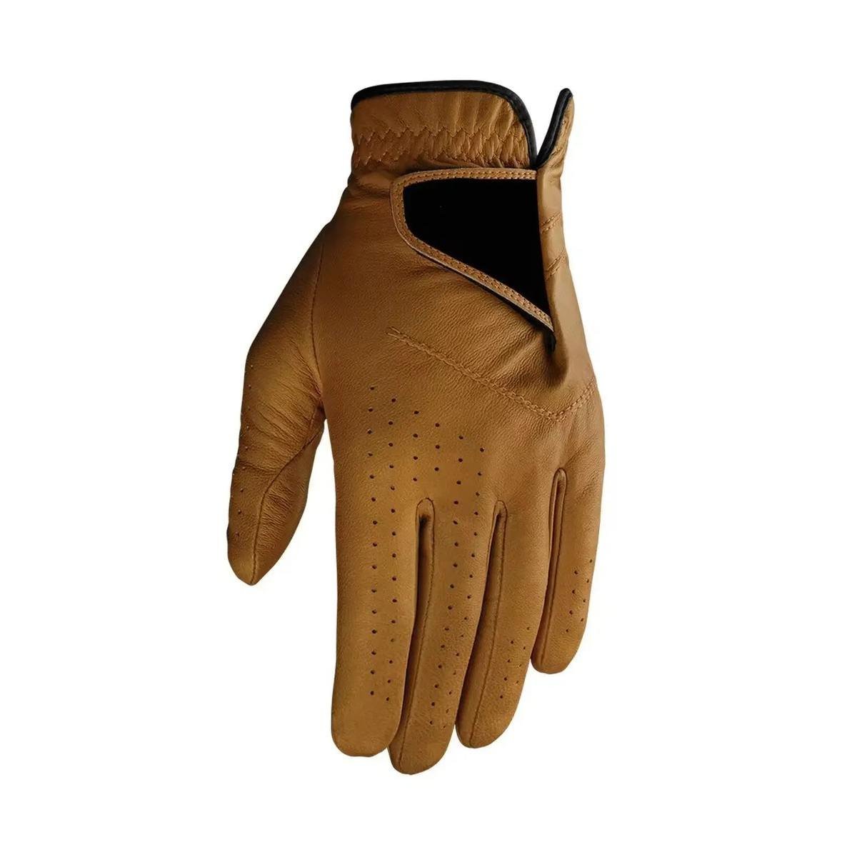 Men’s Cabretta Leather Golf Gloves – Durable Full Finger Grip Gloves with UV Protection and Breathable Comfort - Image 2