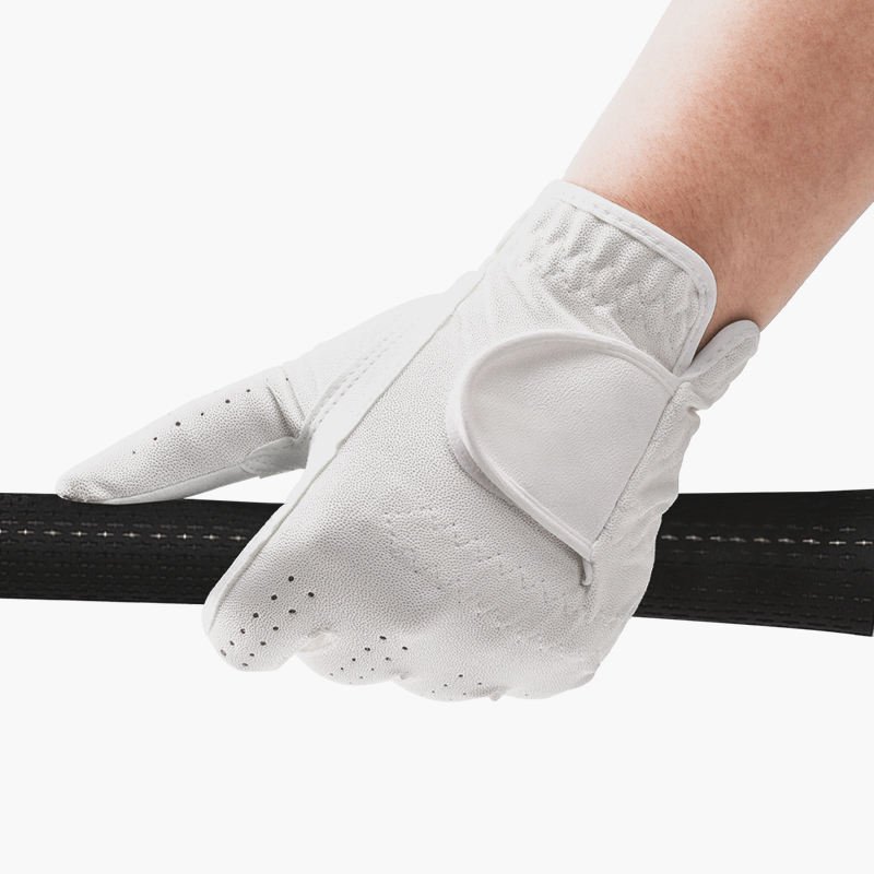 Men’s Premium Cabretta Leather Golf Gloves – Soft Breathable Lamb Sheepskin White Left & Right Hand Sports Gloves - Image 6