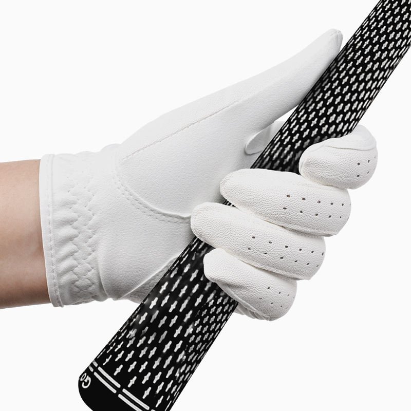 Men’s Premium Cabretta Leather Golf Gloves – Soft Breathable Lamb Sheepskin White Left & Right Hand Sports Gloves - Image 2